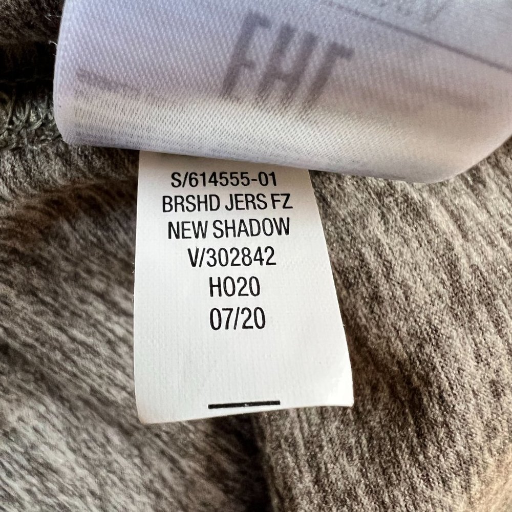 Gap Fit Gray Full Zip Cropped Lightweight Hoodie Drawstring Hood Pockets… - Picture 6 of 9